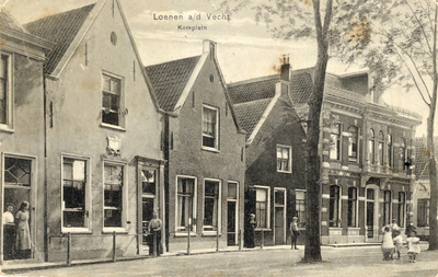 11505 Gezicht op de voorgevels van de huizen Dorpsstraat 68-62 te Loenen uit het noordwesten.